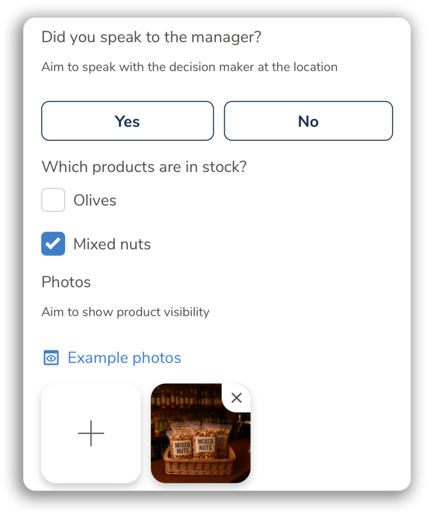 Snapshot of survey in Bowimi
