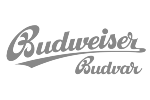 Budweiser Budvar logo grey