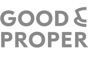 Good and proper tea logo grey