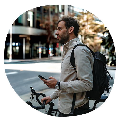 Australian field rep on route to location