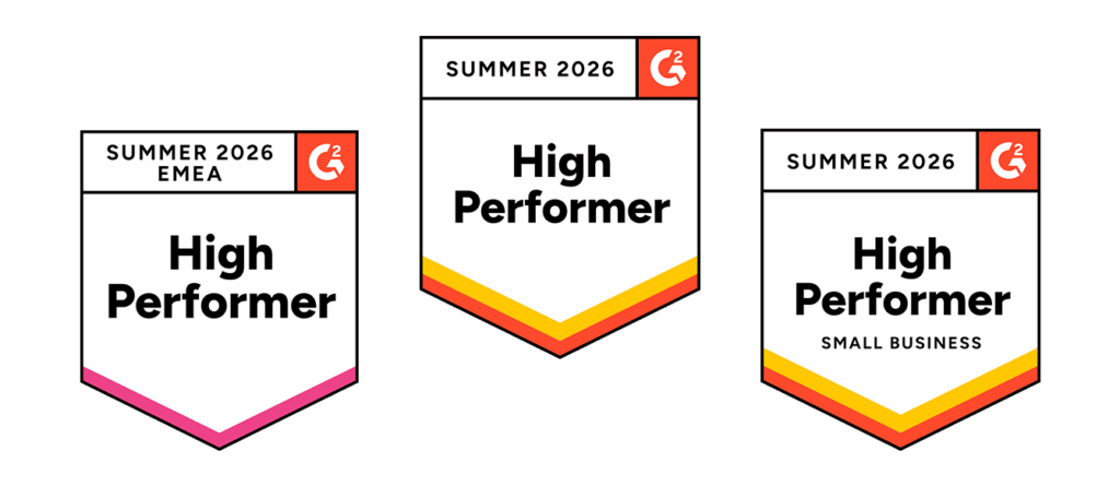G2 Summer 2026 High Performer Badges